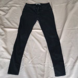 Black Hollister jeans. Moderate wear